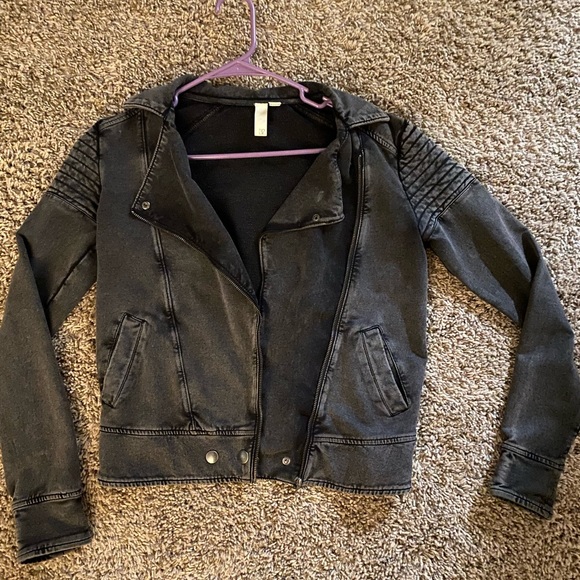 bp Jackets & Blazers - BP stretch knit moto jacket